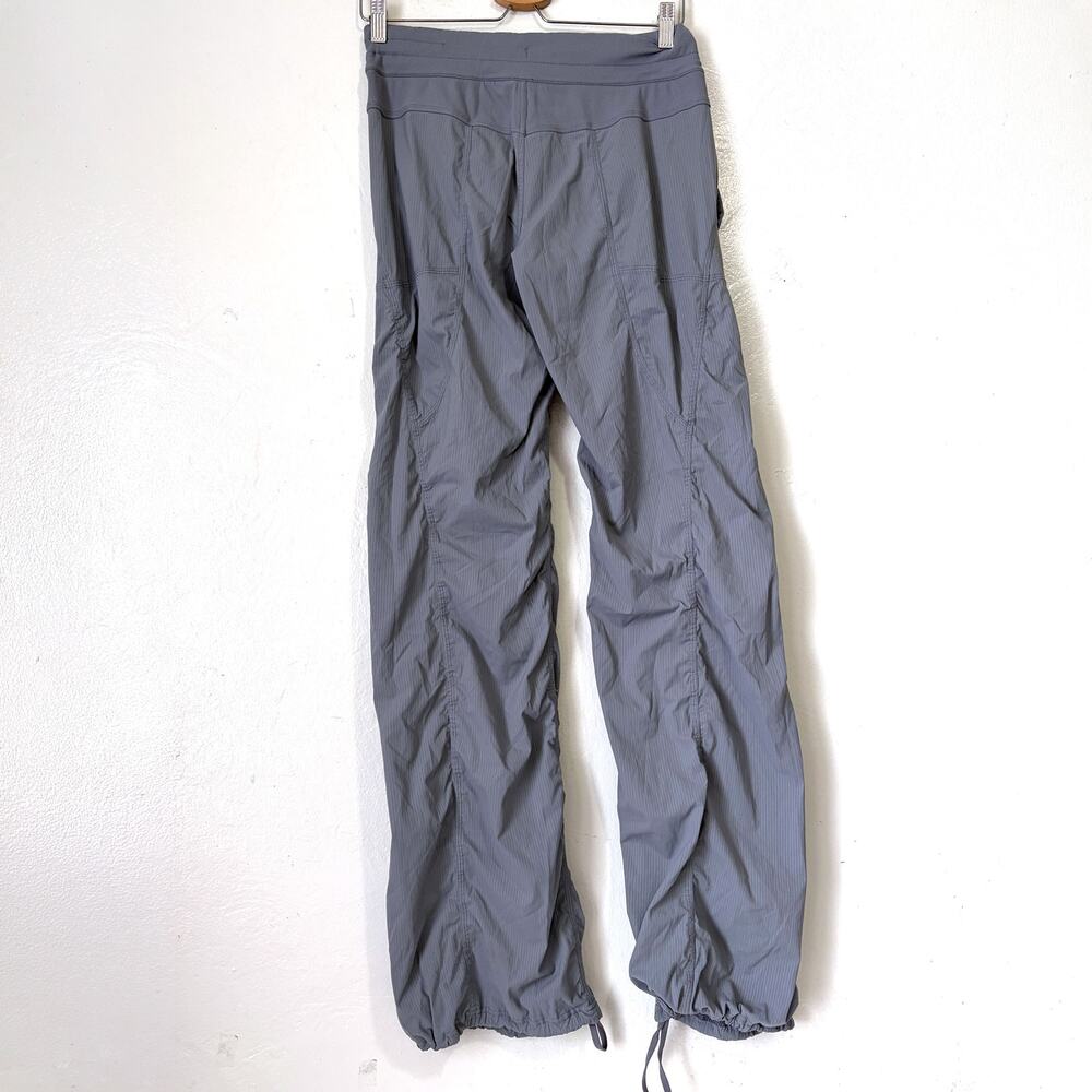Lululemon Dance Studio Pants Gray Size 6 Drawstring Ruched Hem - Picture 5 of 14